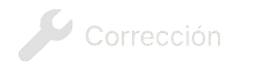 Icono Corrección